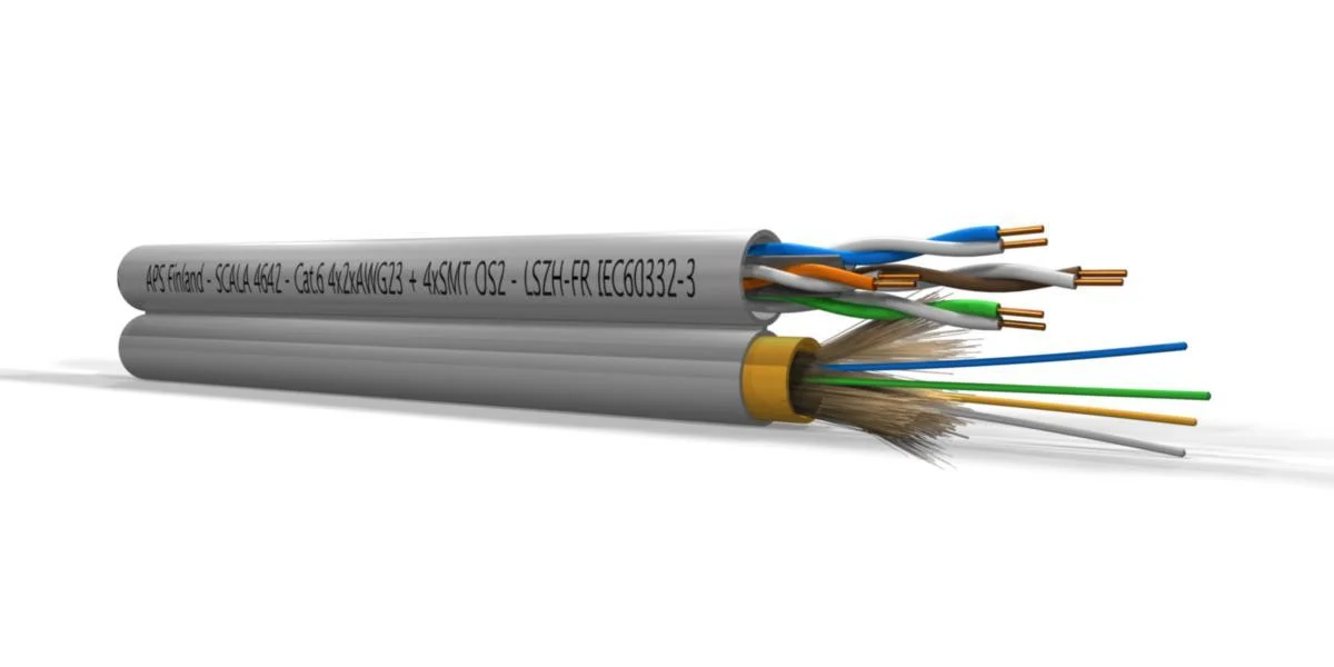 Tietoverkkokaapeli Kotikatti Cat6+4Xos2 Dca Lszh K500