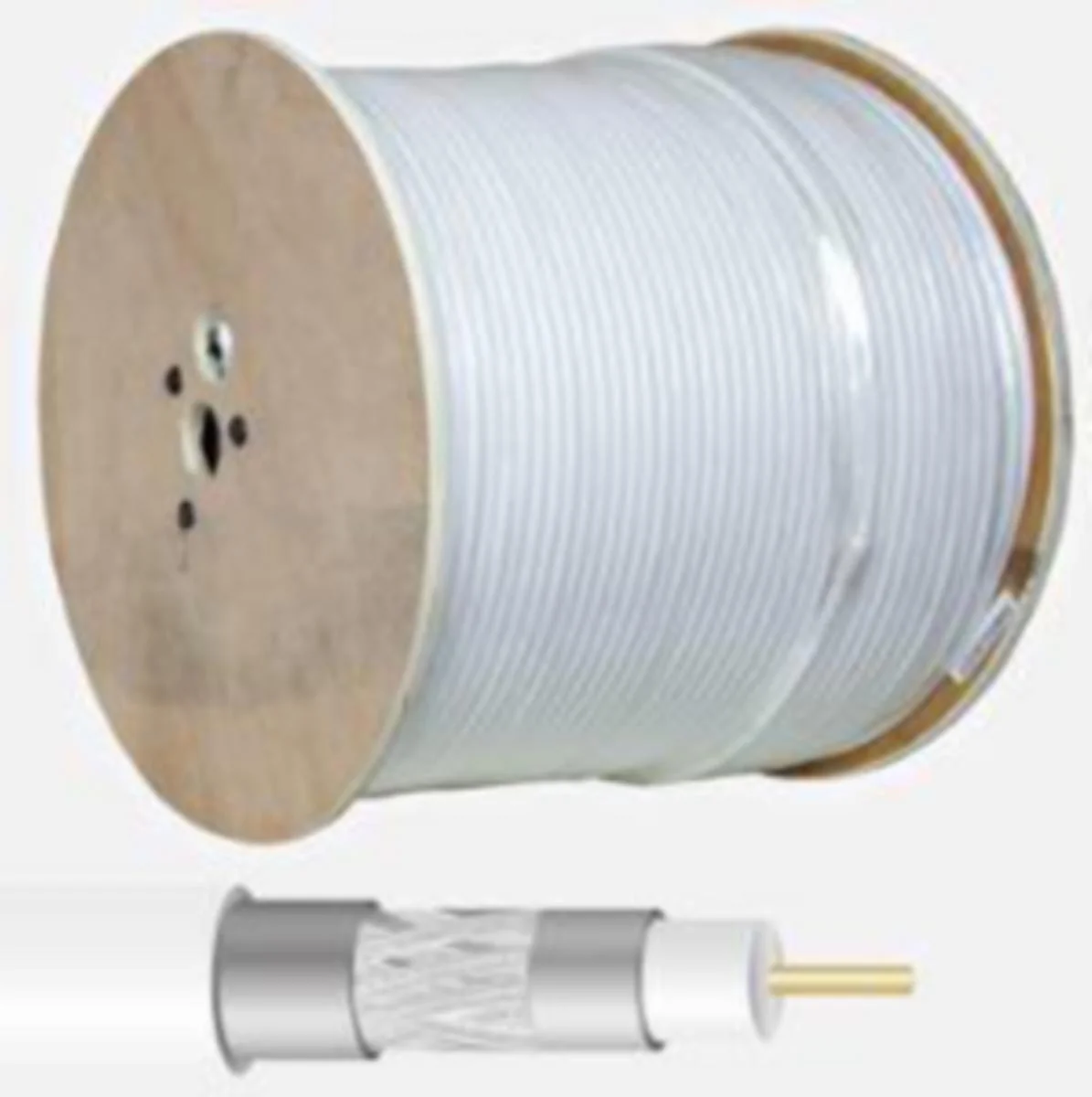 Antennikaapeli Finnsat Rg6T Dca Lsnh 500M/Kela