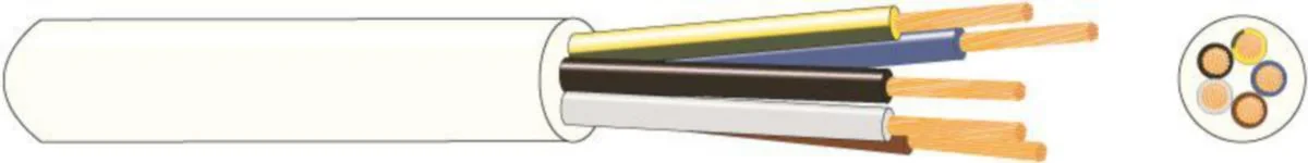 Asennuskaapeli Kajote Msk H05Vv-F Eca