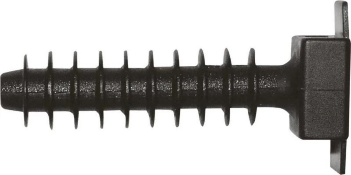 Johdinsideankkuri Elematic 6Mm Musta 100Kpl/Pss
