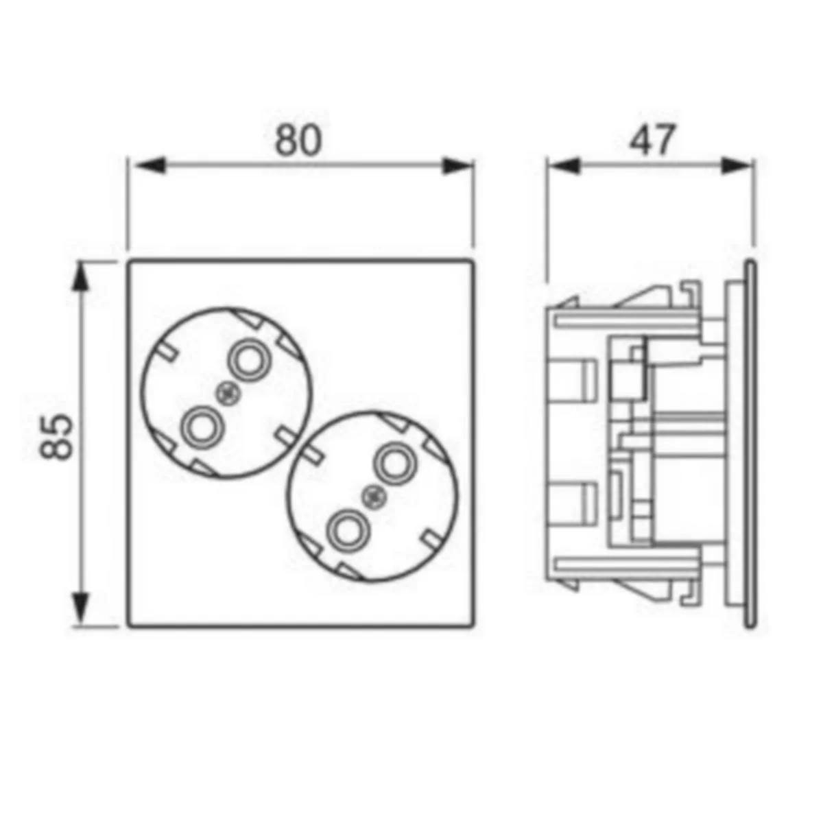 Kanavapistorasia Product 2S/16A/Ip20 Upj Val