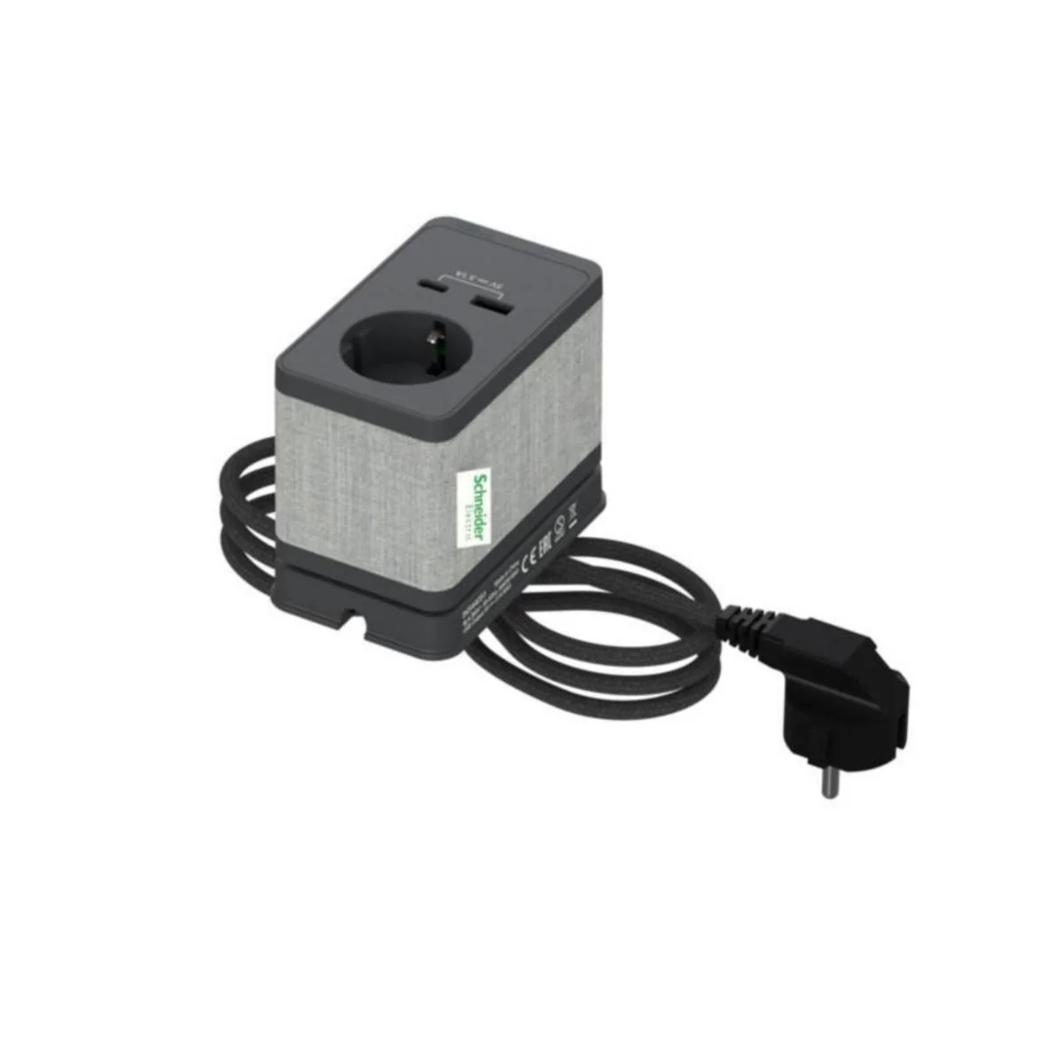 Asennustarvike Unica System+ Pöytäyks. S Schuko+Usba/C Antr