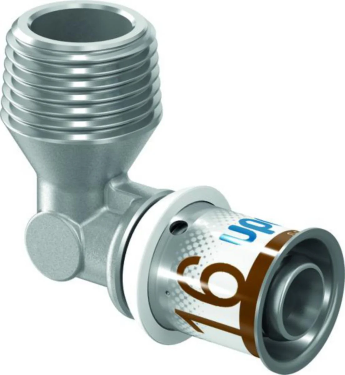 Puristuskulmaliitin Uponor S-Press Plus 90° Uk