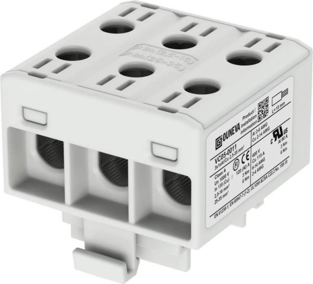 Yleisliitin Otl Ouneva 3Xal/Cu 2.5-35Mm2 (L1. L2. L3)
