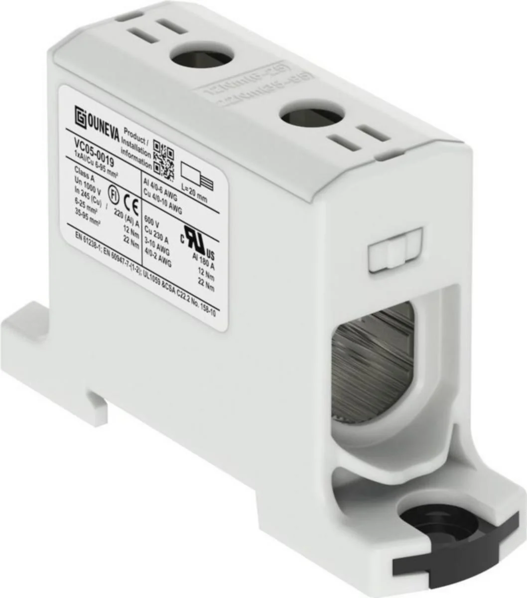 Yleisliitin Otl Ouneva 1Xal/Cu 6-95Mm2 Harmaa