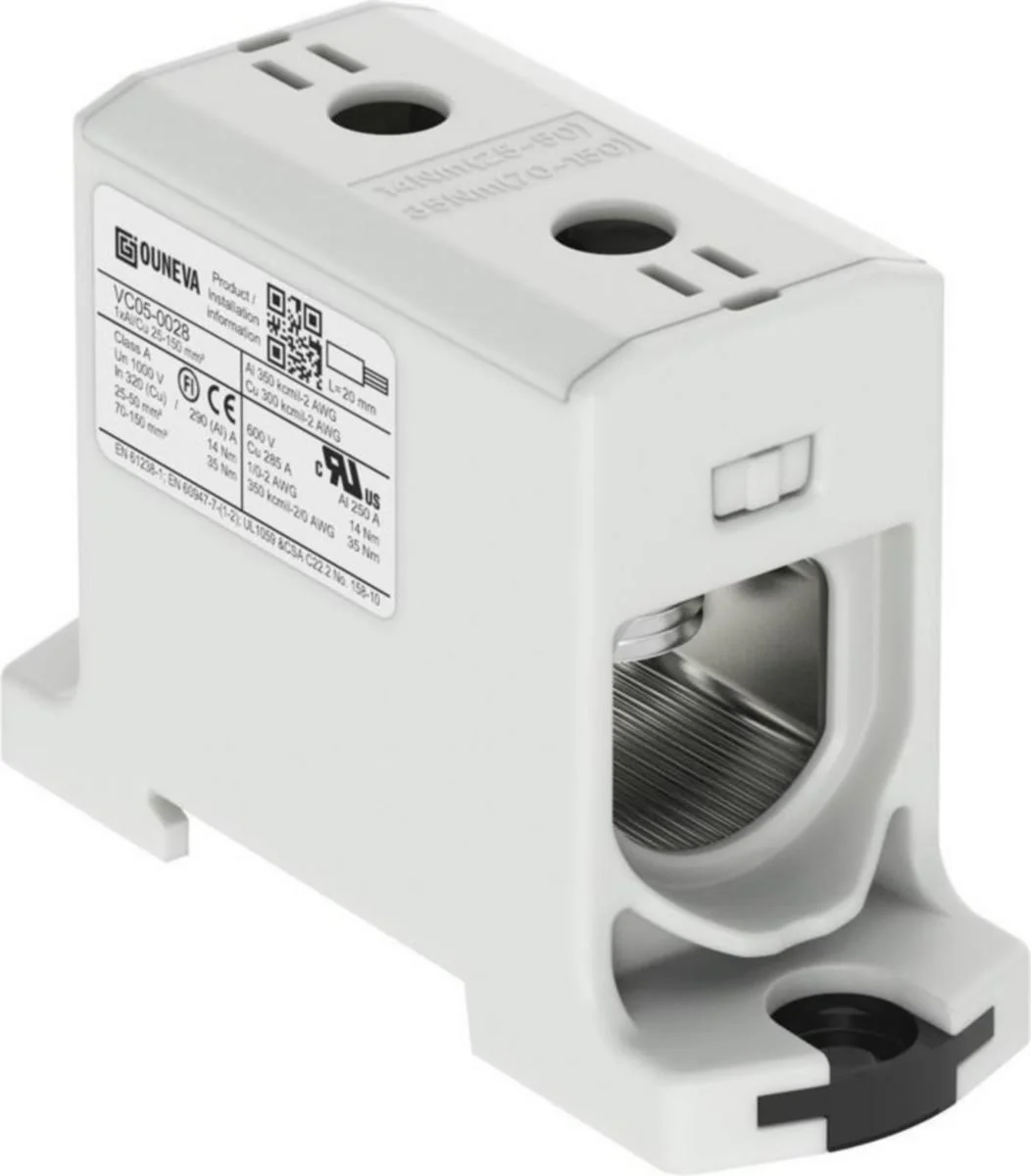 Yleisliitin Otl Ouneva 1Xal/Cu 25-150Mm2 Harmaa