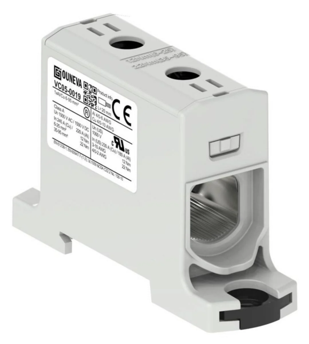 Riviliitin Ouneva 1Xal/Cu6-95Mm² Ha. 250Kpl