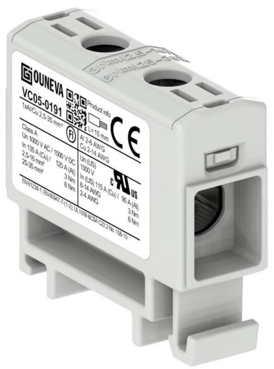 Riviliitin Ouneva 1Xal/Cu 2,5-35Mm² Ha. 500 Kpl
