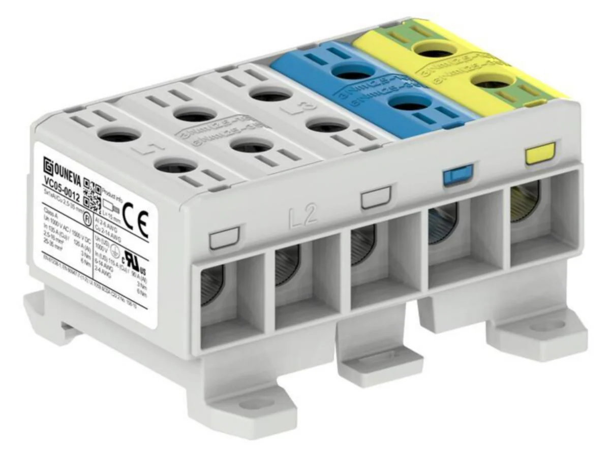 Riviliitin Ouneva 5X1Xal/Cu2,5-35Mm² 100 Kpl
