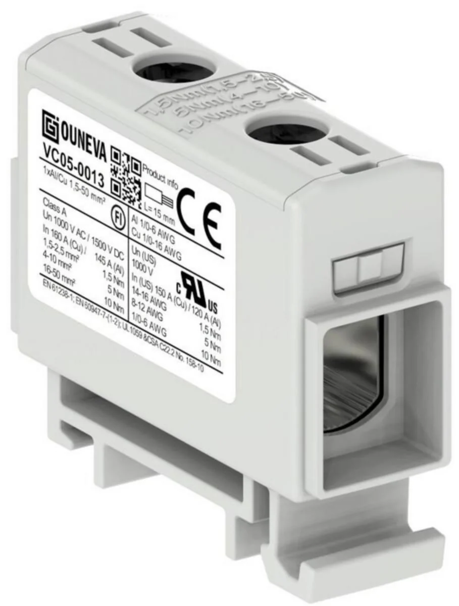 Riviliitin Ouneva 1Xal/Cu 1,5-50Mm² Ha. 500 Kpl