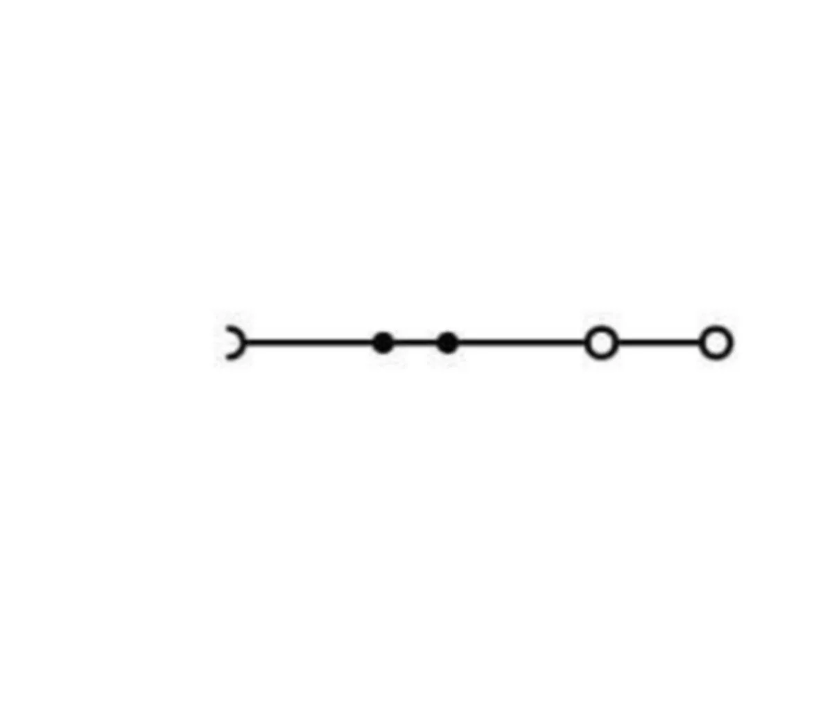 Erotusliitin Topjob S N,2-Nap, 0,25-2,5(4)Mm², Sin