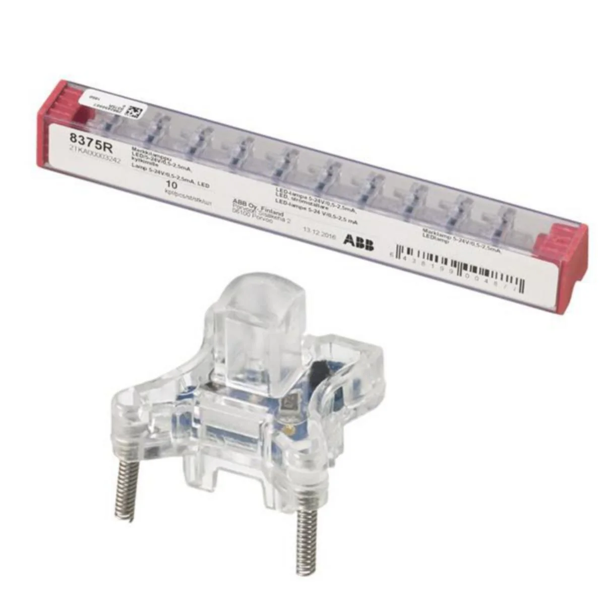 Merkkilamppu Abb 8375R 5-24V/0.5-2.5Ma Led