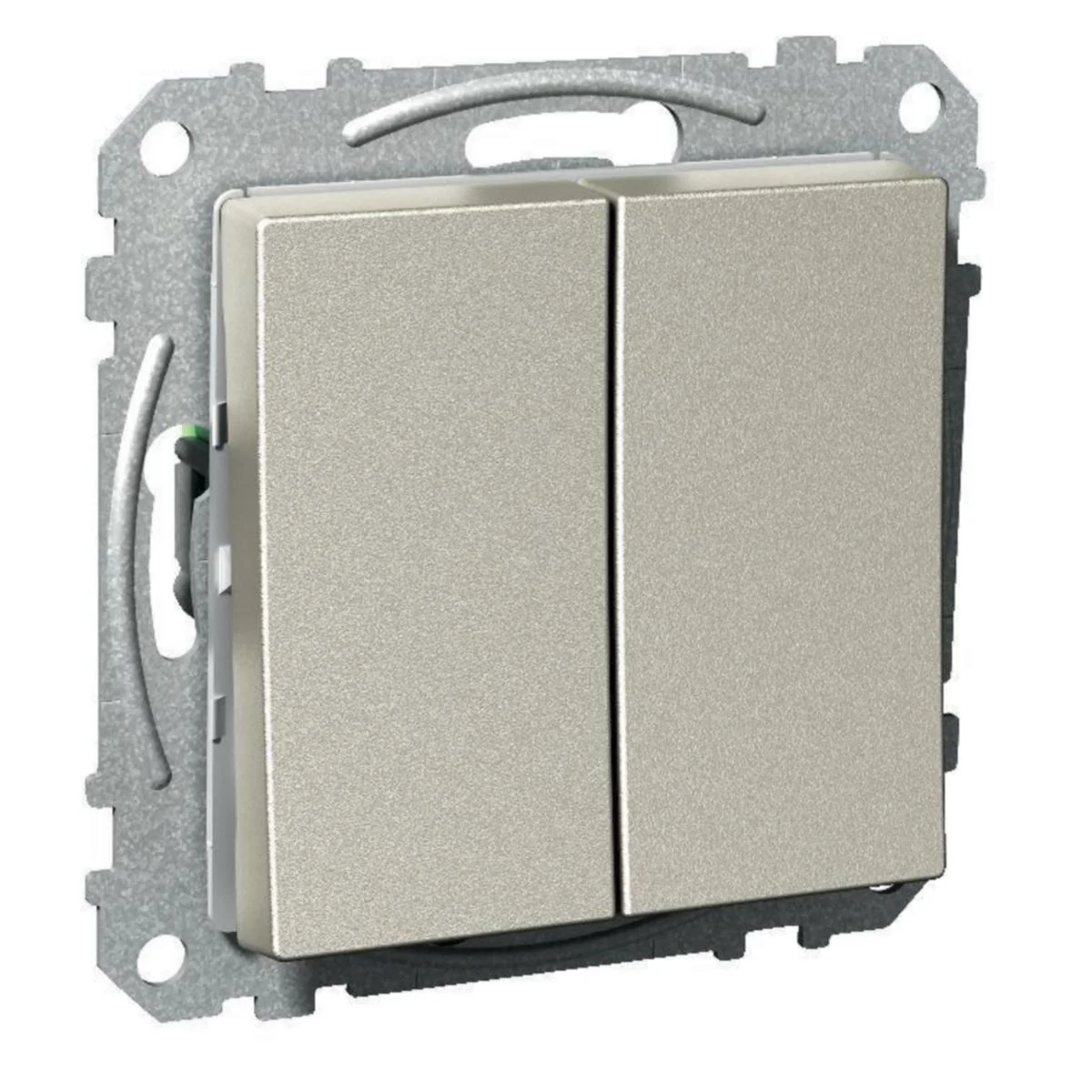 Kytkin Exxact 5/16A/Ip21 Ukj 2X Met