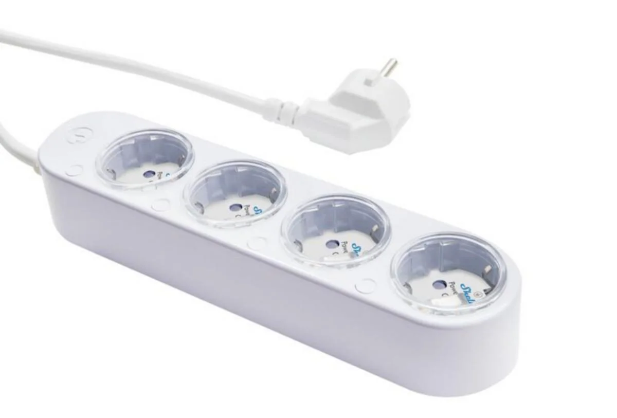 Älypistorasia Shelly Shelly Power Strip Gen4 White