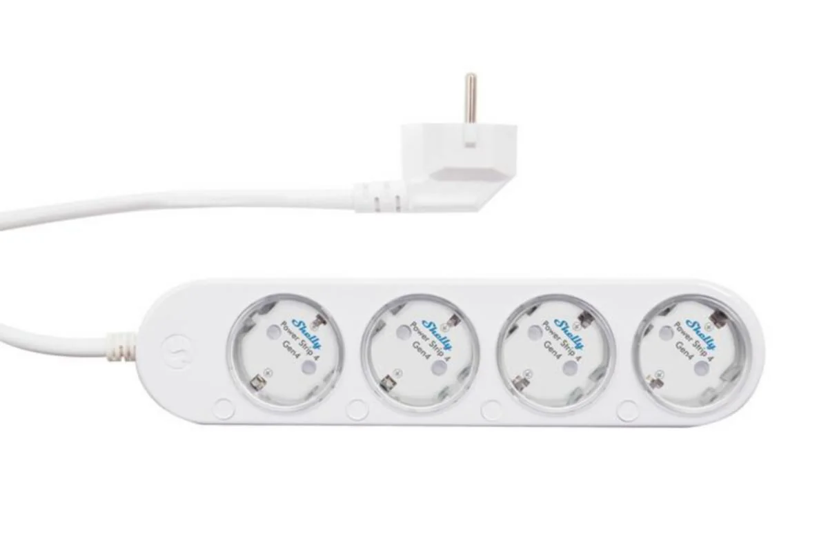 Älypistorasia Shelly Shelly Power Strip Gen4 White