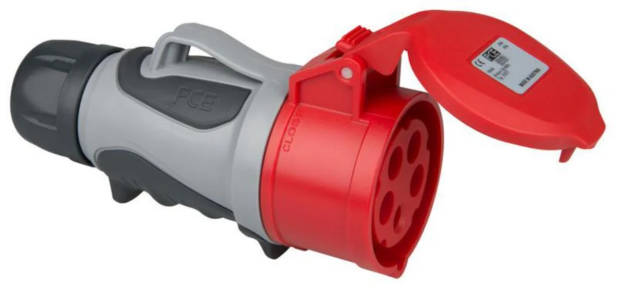 Jatkopistorasia Pce 2253-6Tt 32A 5N 400V 6H Ip44