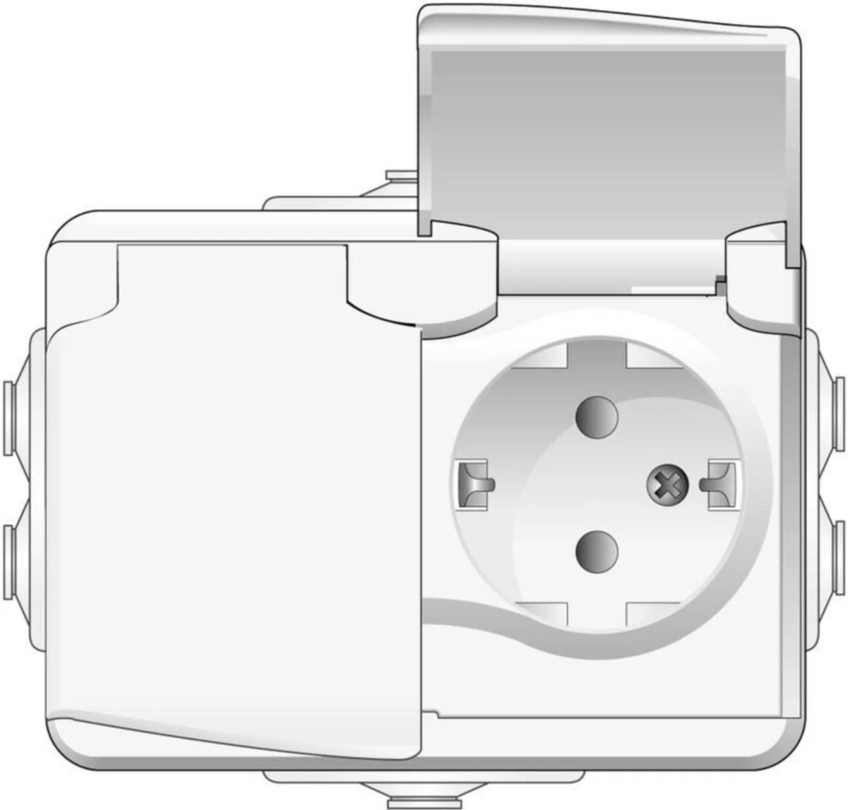 Pistorasia A-Collection 2S/16A/250V/Ip44 Ppr 0X Val