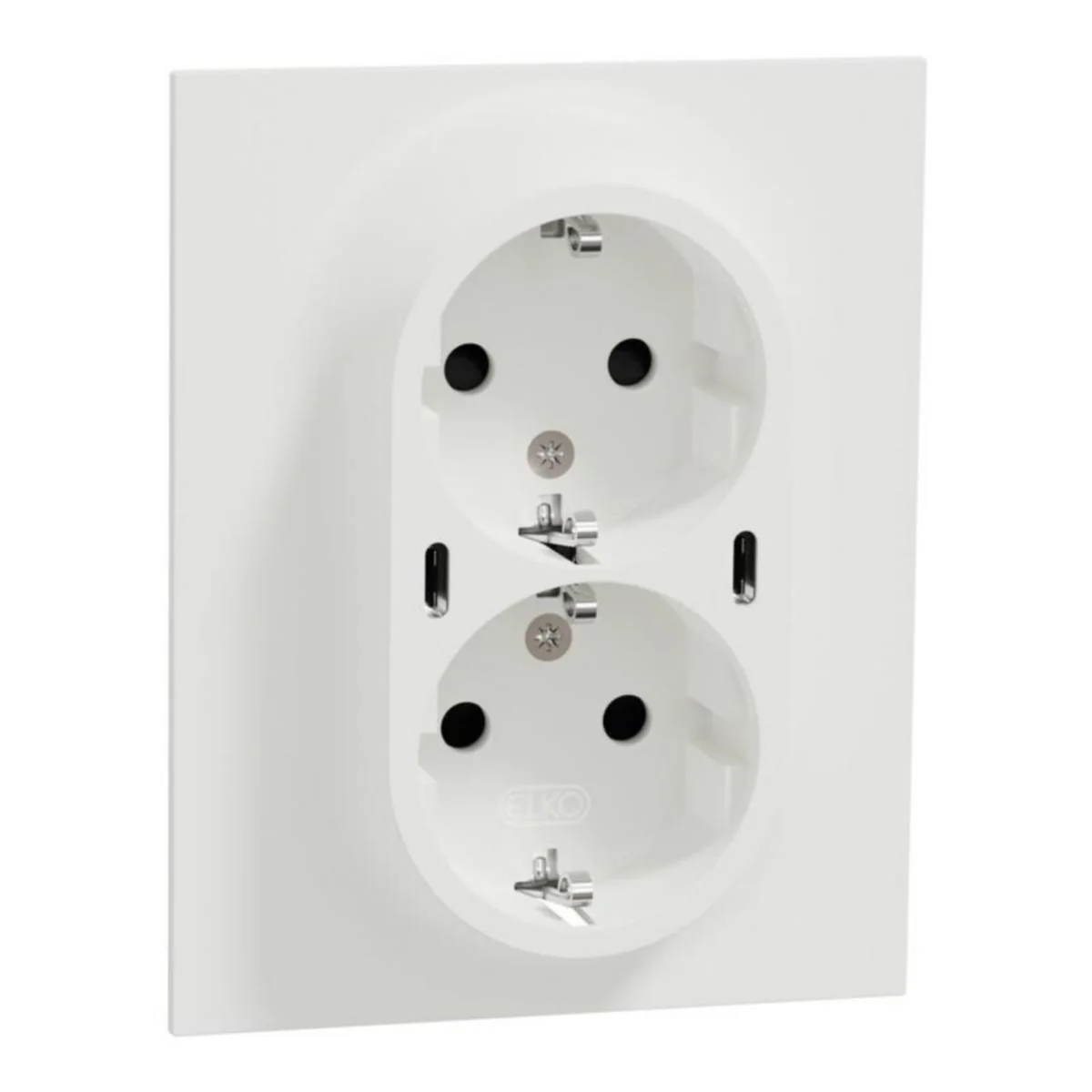 Pistorasia + Usb Elko One 2-Pr Pl Ip20+2Xusb-C 25W Pd Va