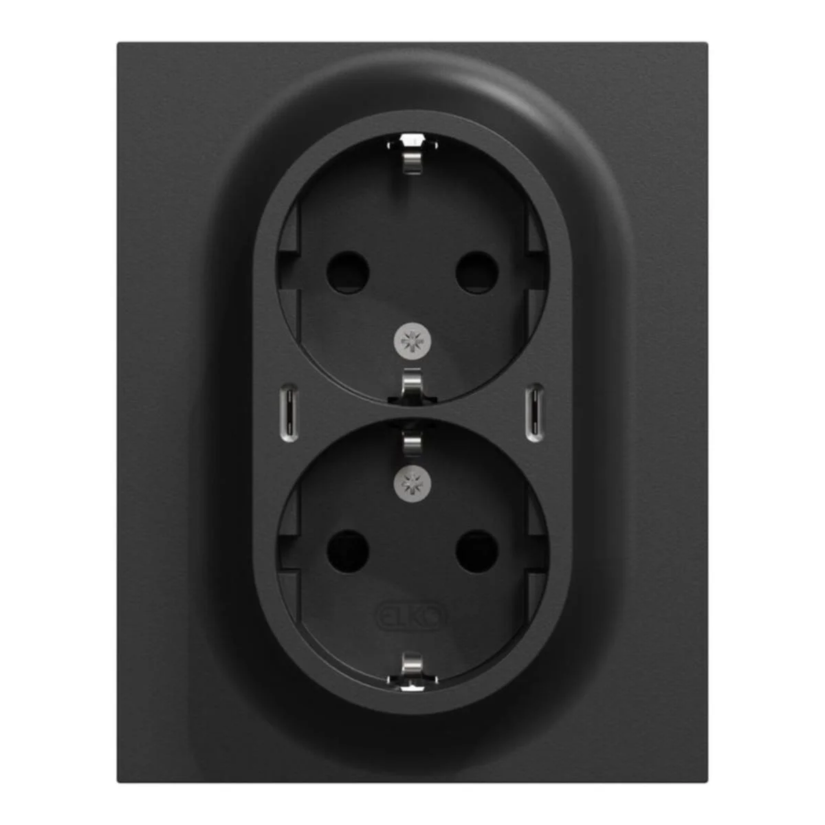Pistorasia + Usb Elko One 2-Pr Pl Ip20+2Xusb-C 25W Pd Mu