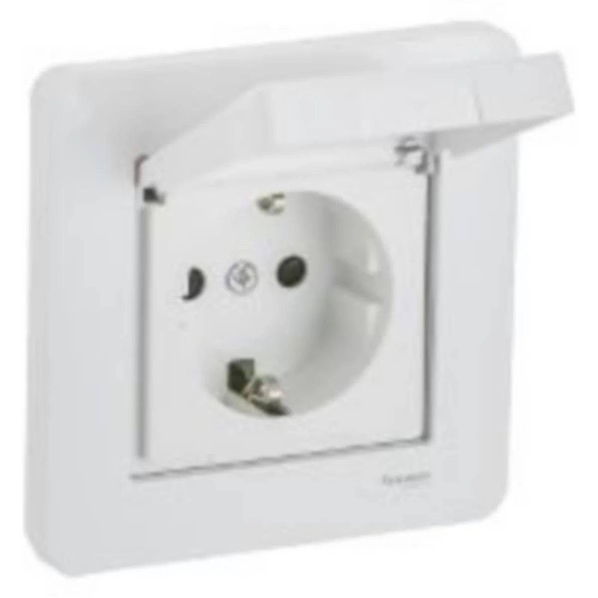 Pistorasia Schneider Electric Exxact 1-osainen kannella IP44