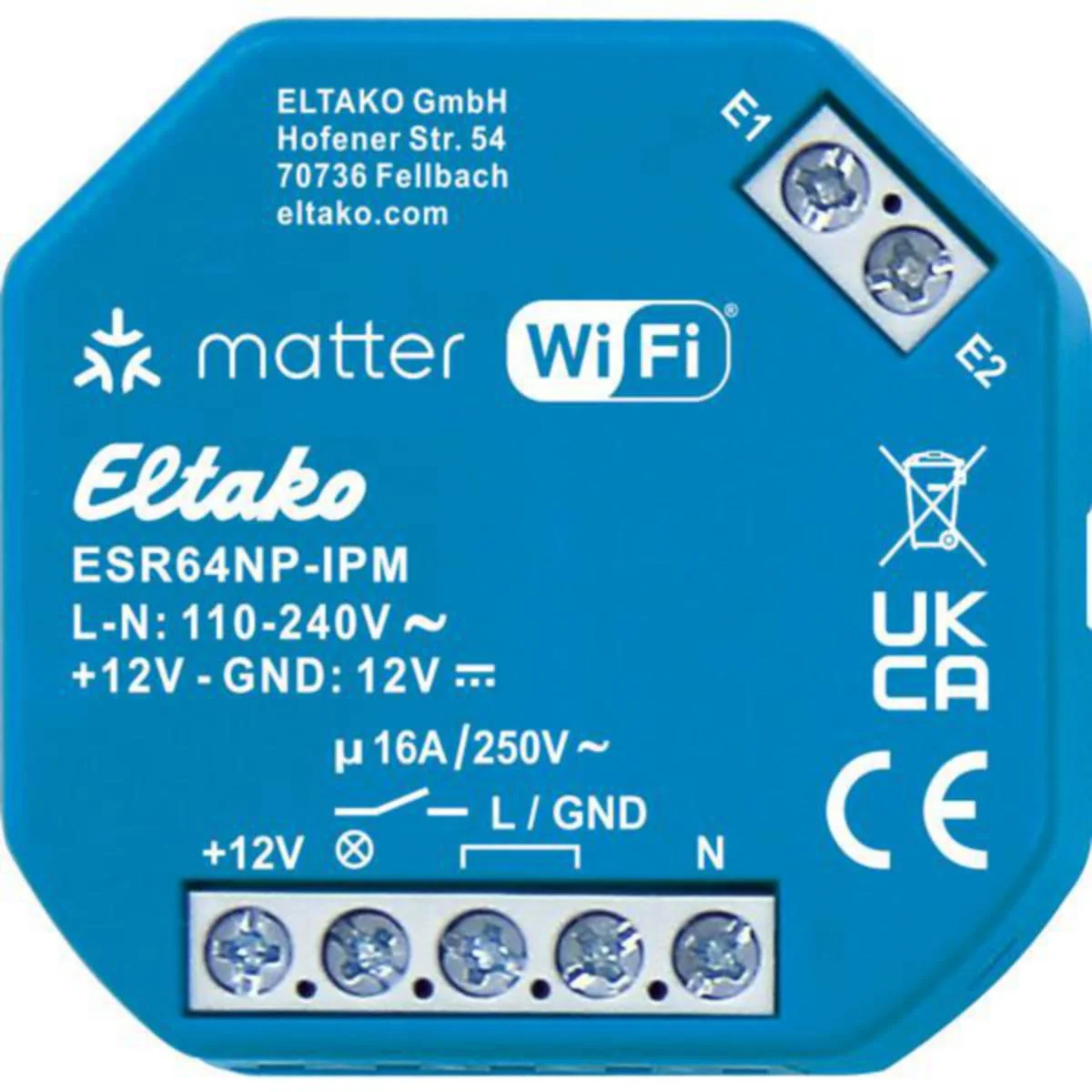 Releyksikkö Sarja 64 Yleisrele,Wifi,Matter,1S,16A