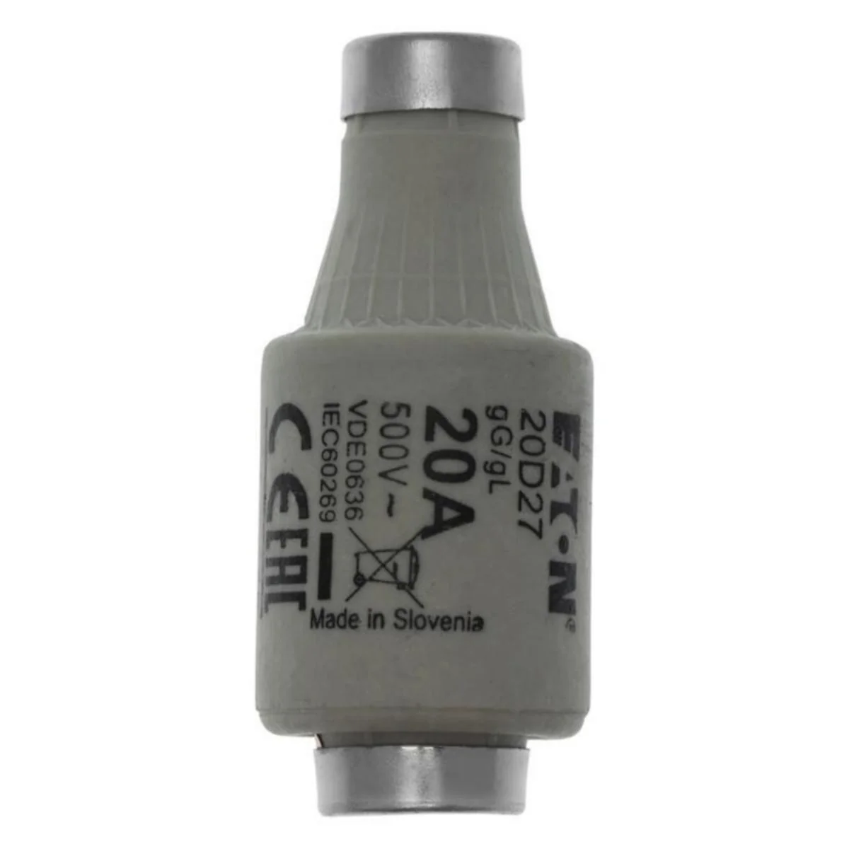 Tulppasulake Eaton Bussmann D2 20A T Gl/Gg 500Vac E27