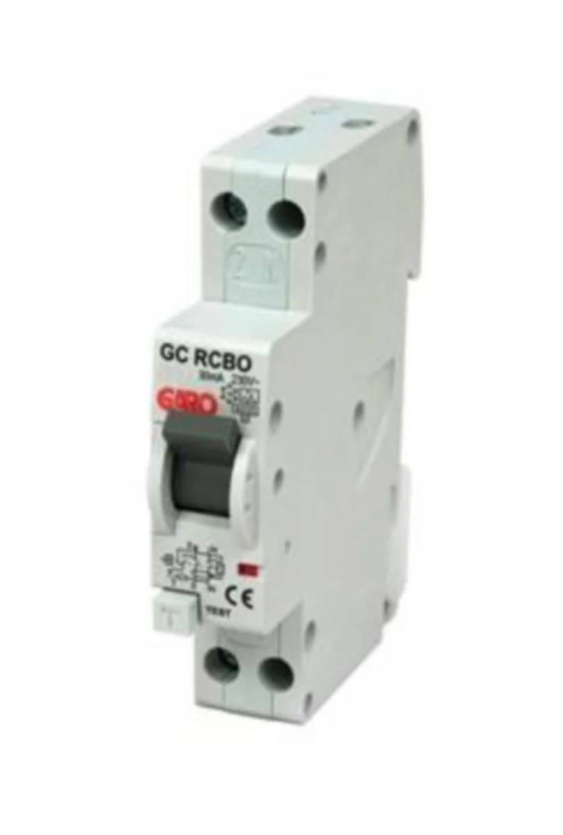 Vikavirtajohdonsuojakat. Garo Rcbogsc16A4P4X16A/C/30Ma/A/6Ka