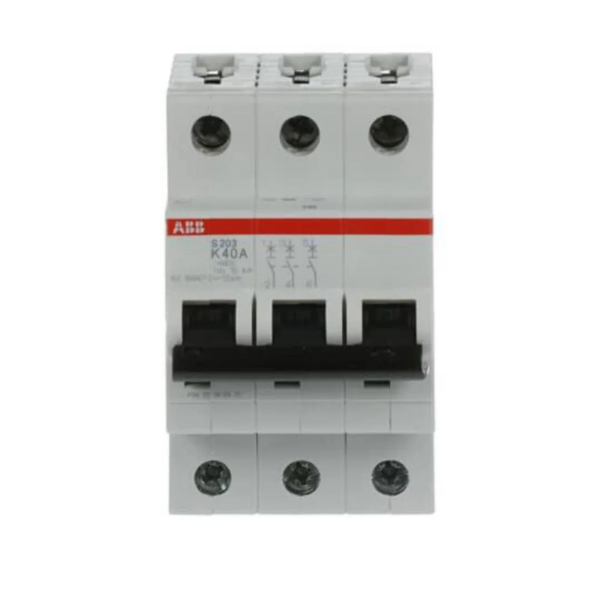Johdonsuojakatkaisija S200 S203-K40 3-Nap K40A