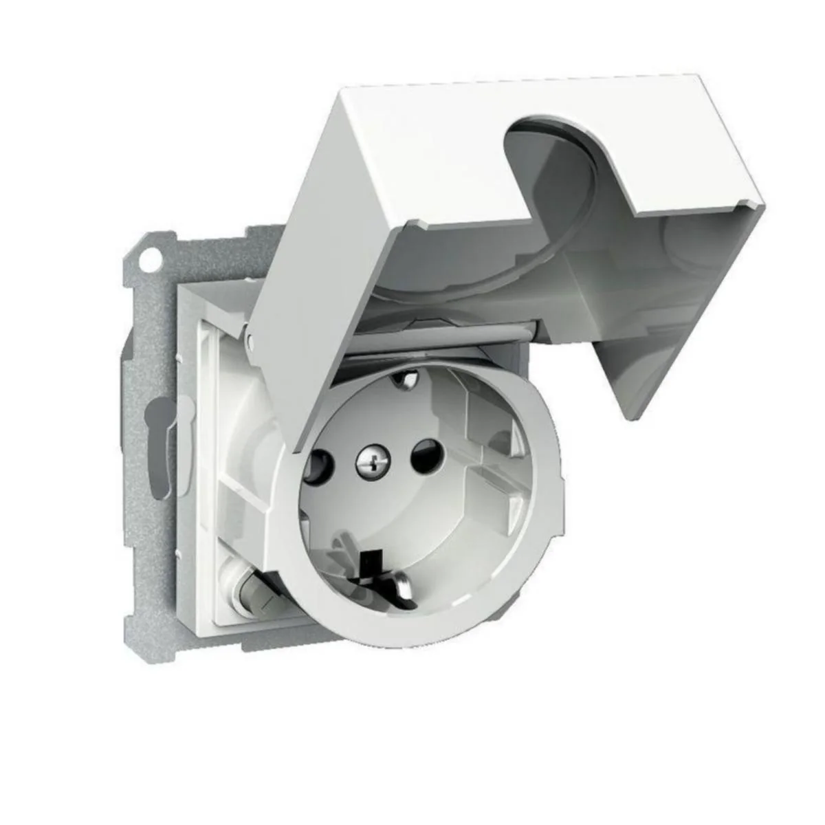Vikavirtapistorasia Exxact 1S/16A/Ip20 Ukj Val Kannella