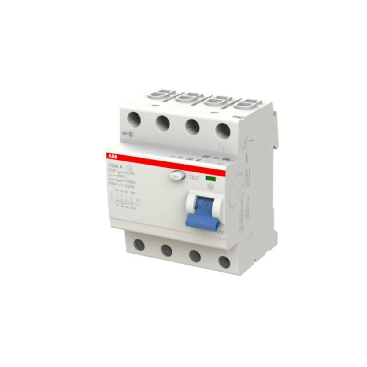Vikavirtasuojakytkin F200 F204A-40/0.03 4-Nap 40A/0.03Ma