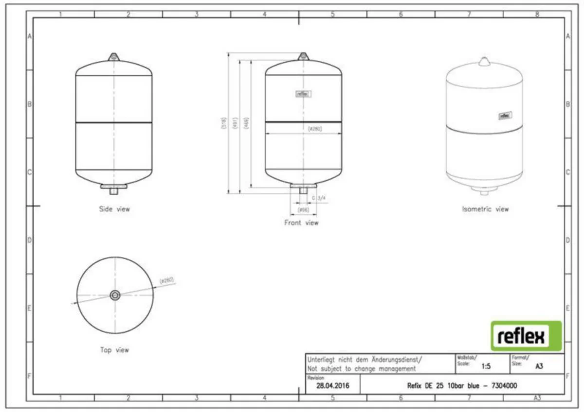 Kalvopaisunta-Astia  De/ 25Ltr/Rak.Paine 10/2 Bar.