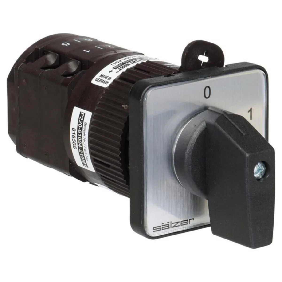 Nokkakytkin Vaihto Sälzer P220 0-1 1N 20A 4-Piste
