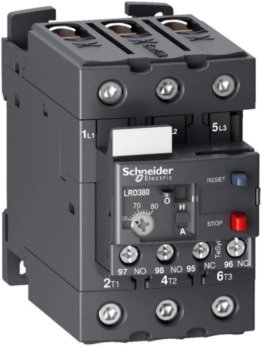 Lämpörele Tesys Lrd380 63-80A Sopii Lc1D80A