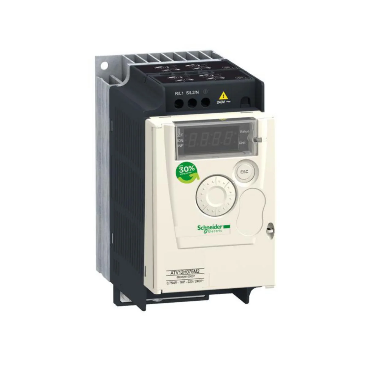 Taajuusmuuttaja Altivar Atv12H055M2 0.55Kw 240V Hs