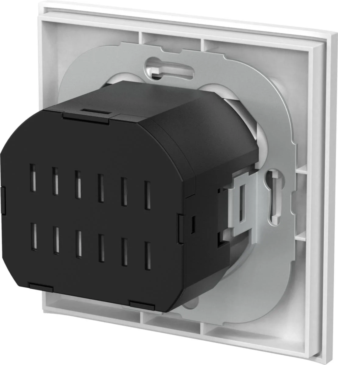 Pistorasia 1-Os + 2Xusb 2.1A Connect2Home Uppo Valk 16A