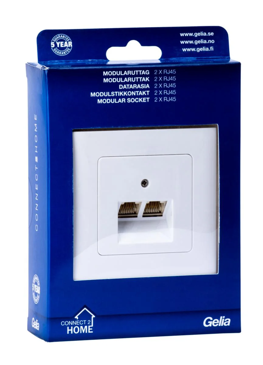 Pistorasia Data 2Xrj45 Connect2Home Uppo Valk