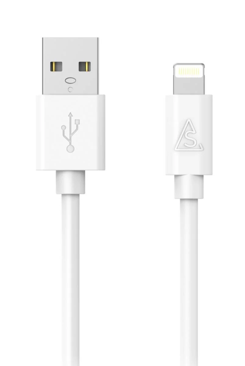 Latauskaapeli Usb-A/Lightning 2M 2.4A Valkoinen Iphone/Ipad