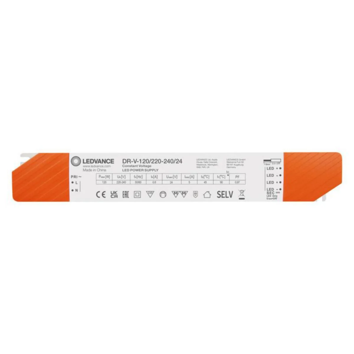 Elektr. Liitäntälaite Ledvance Dr Val 120W/220-240/24V On/Off