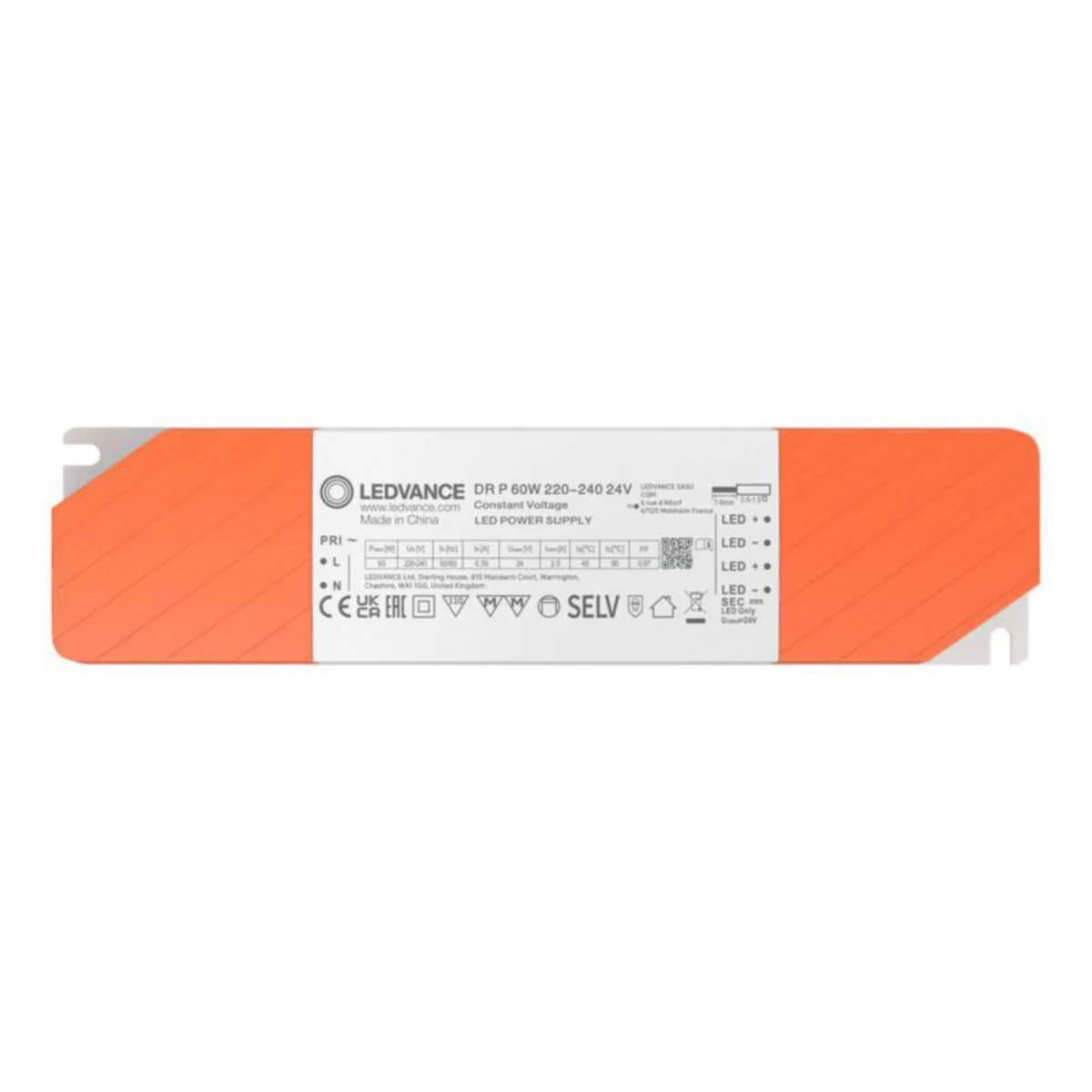 Elektr. Liitäntälaite Ledvance Dr P 60W 220-240V 24V On/Off