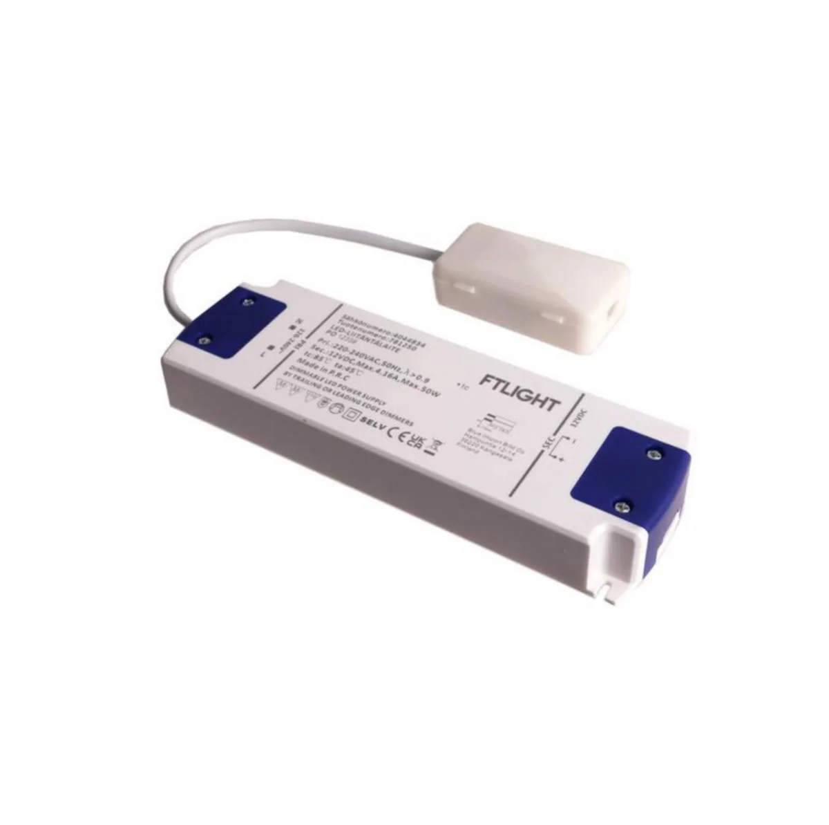 Elektroninen Liitäntäl Ftlight 50W 12V Ip20 Triac