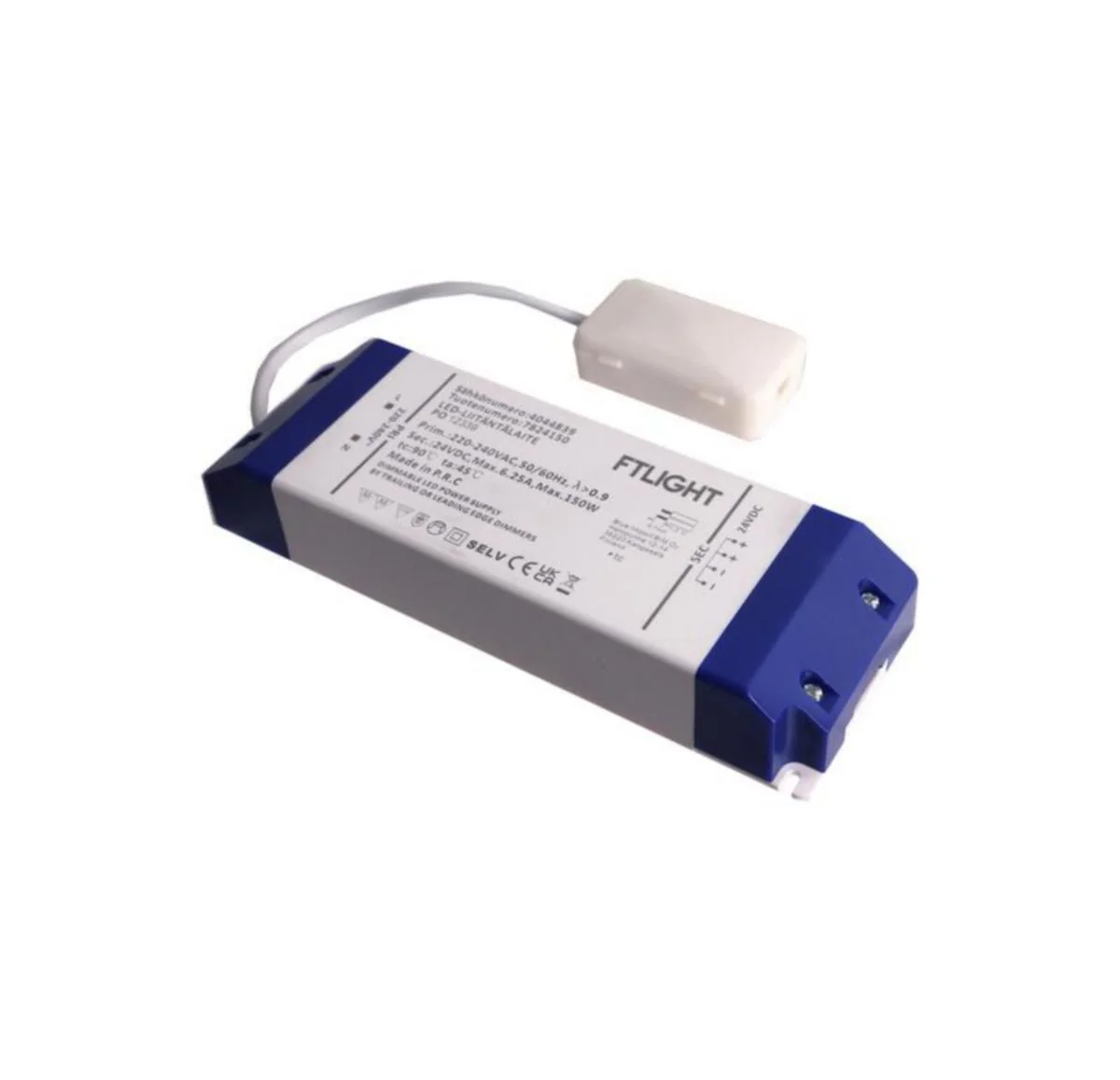 Elektroninen Liitäntäl Ftlight 150W 24V Ip20 Triac