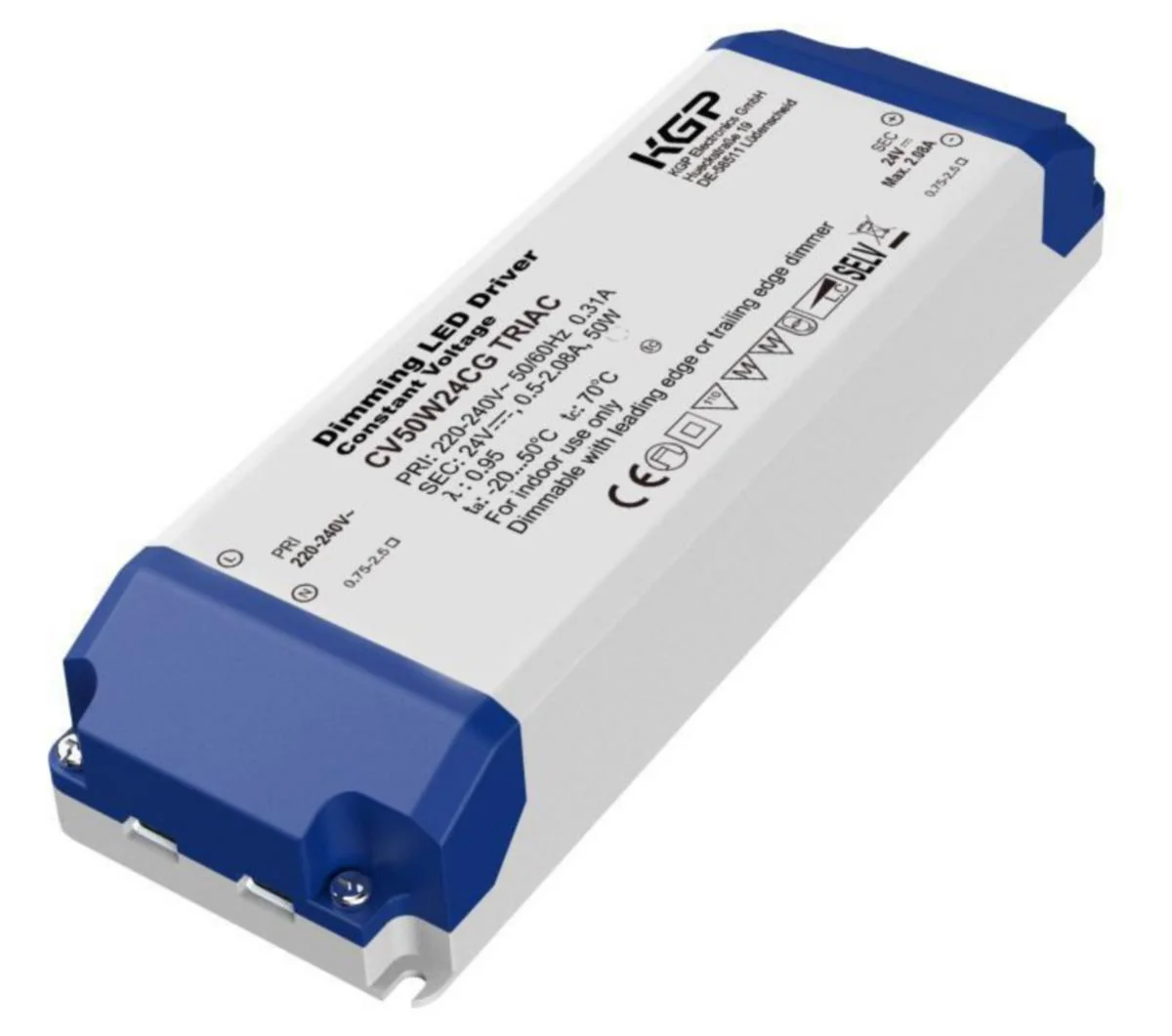 Elektron Liitäntälaite Saas Strip Driver 50W 24V Dim