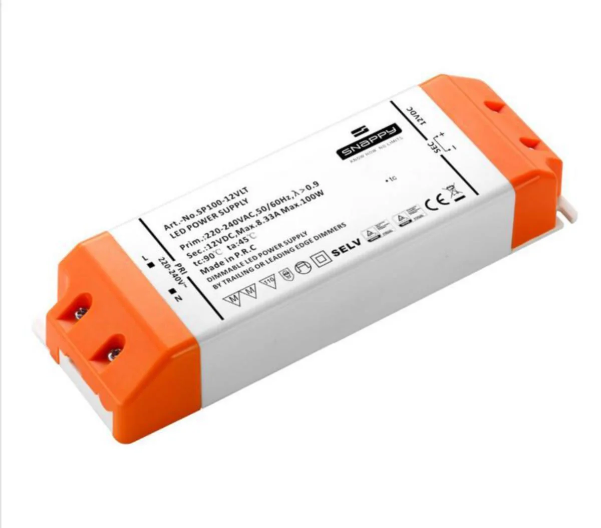 Elektron Liitäntälaite Saas Strip Driver 100W 24V Dim