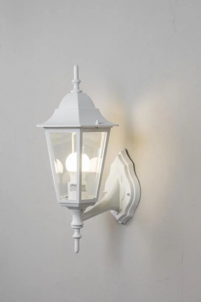 Seinävalaisin Kartano Up Ip44 E27 Glc Wh
