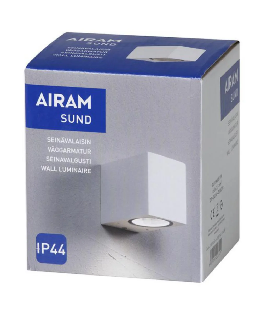 Yleisvalaisin Pinta Sund Ip44 Gu10 Glc Wh
