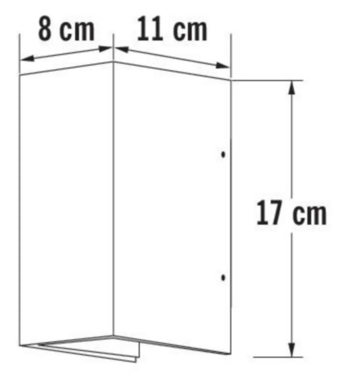 Seinävalaisin Ulko Konstsmide Cremona 7940-310 Ip54 2X3W Alu