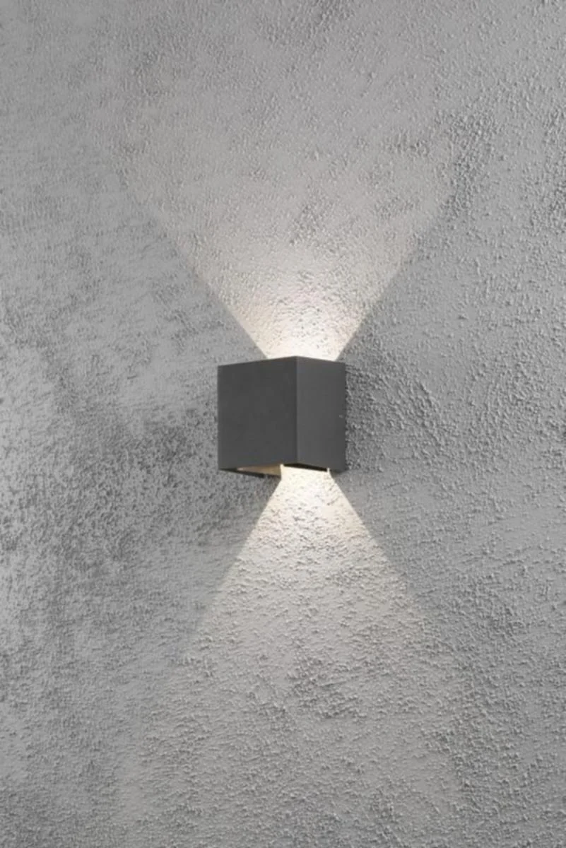 Seinävalaisin Ulko Konstsmide 7959-370 Cremona Led 2X3W Antr