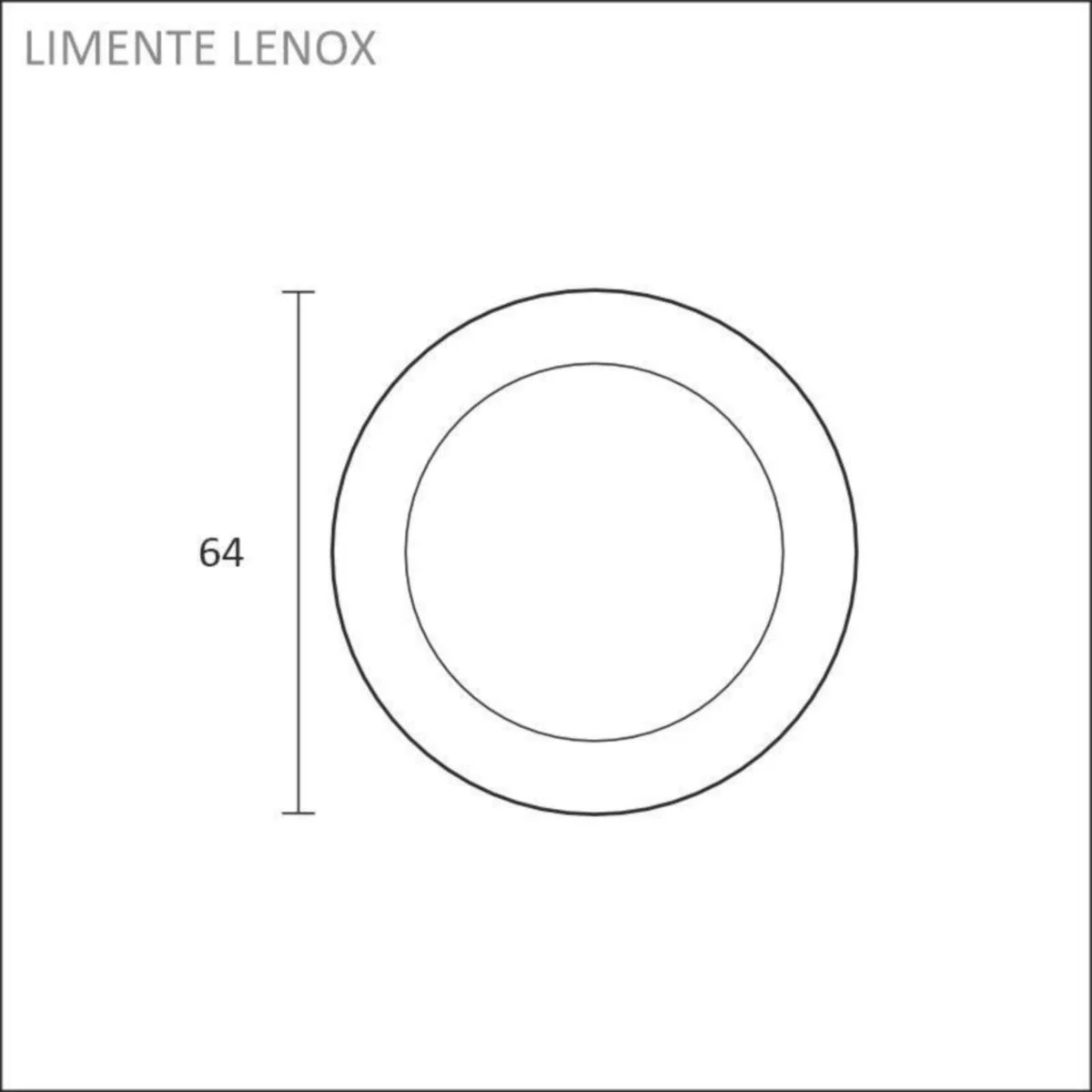 Kalustevalaisin Limente Lenox 2C 3/4K 4W Rst