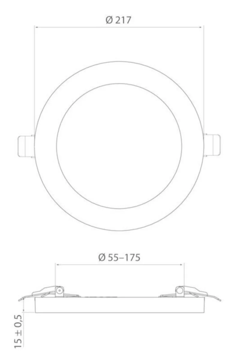 Alasvalo Cio Multi Ip20 12W 830/840/865 Dim Wh