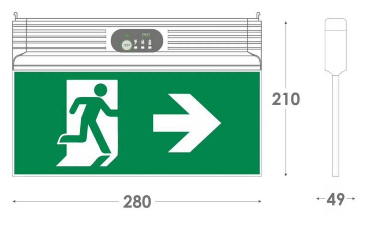 Opastevalaisin Eco Light Pld-25/Cbs